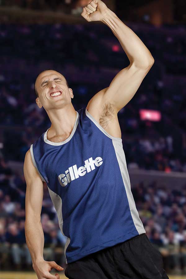 retoque fotografico gillette ginobili